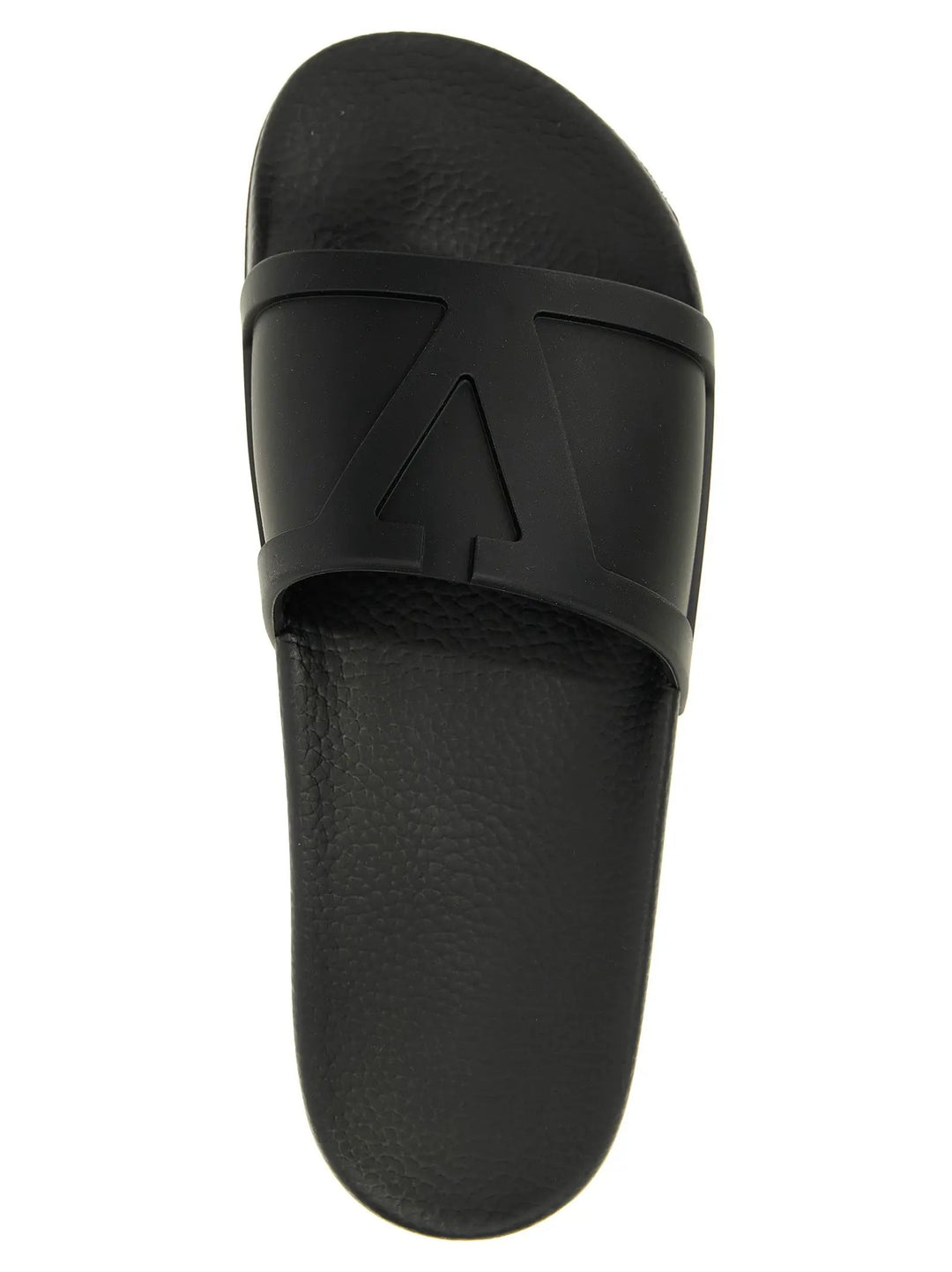 Valentino Garavani Black Plastic Slides
