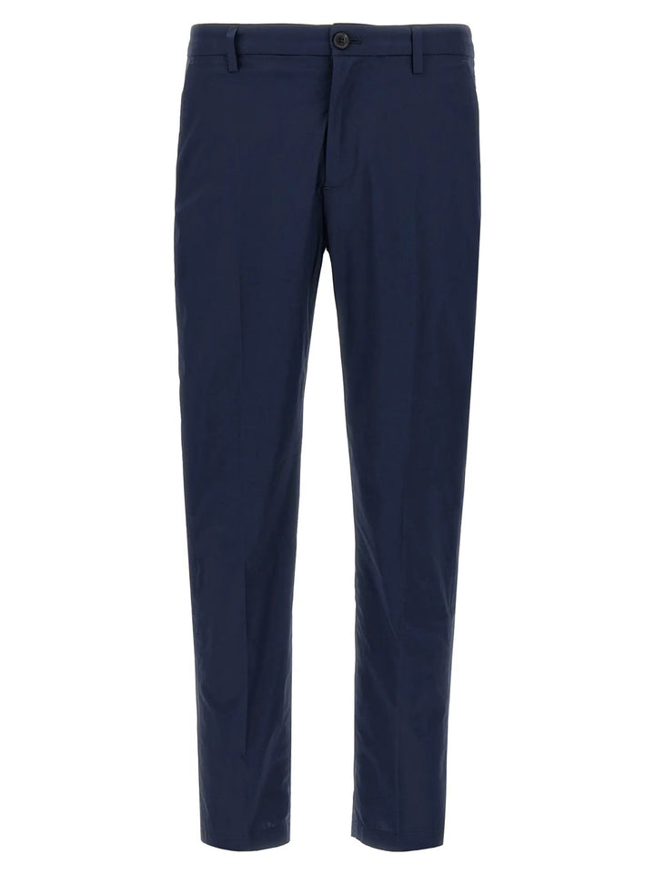Department 5 Blue Cotton Cropped Pants