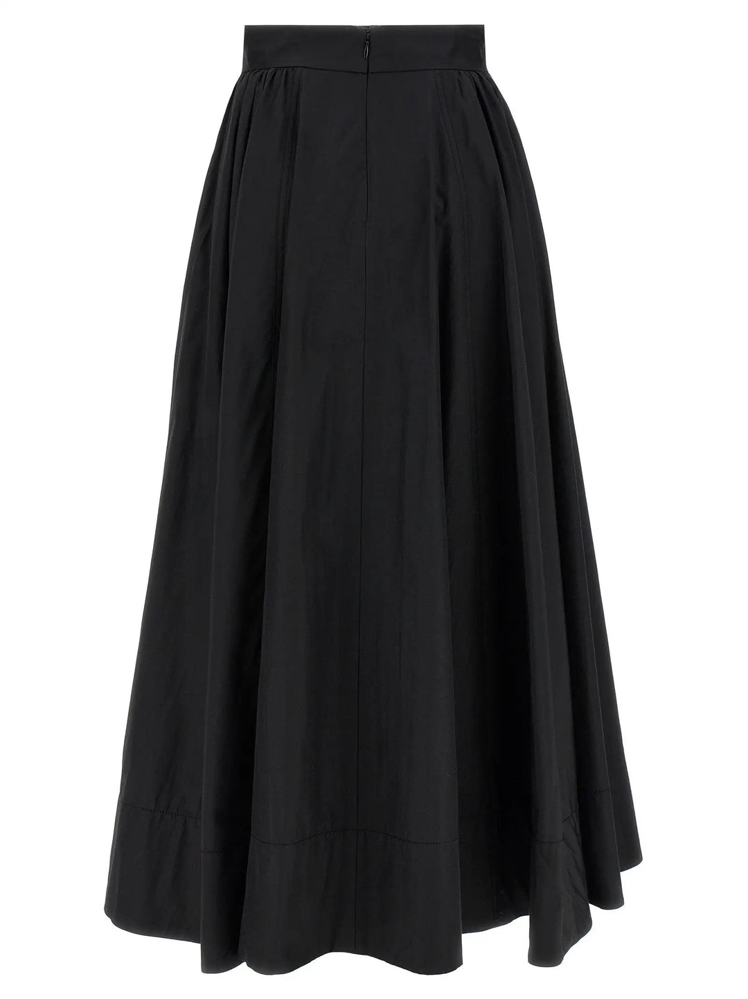 The Andamane Black Polyester Mini Skirt