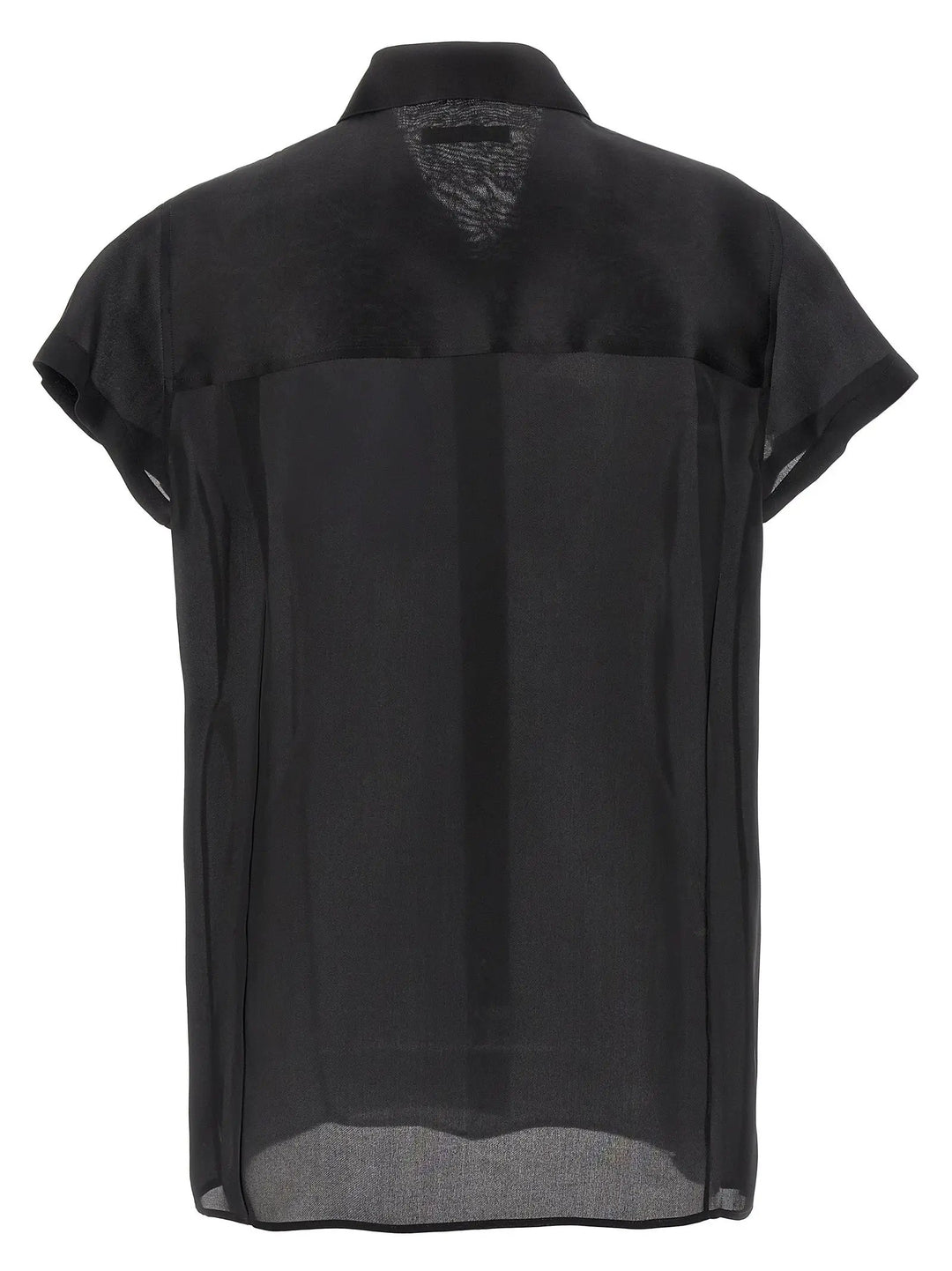 Khaite Black Silk Blouse
