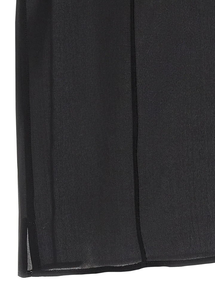 Khaite Black Silk Blouse