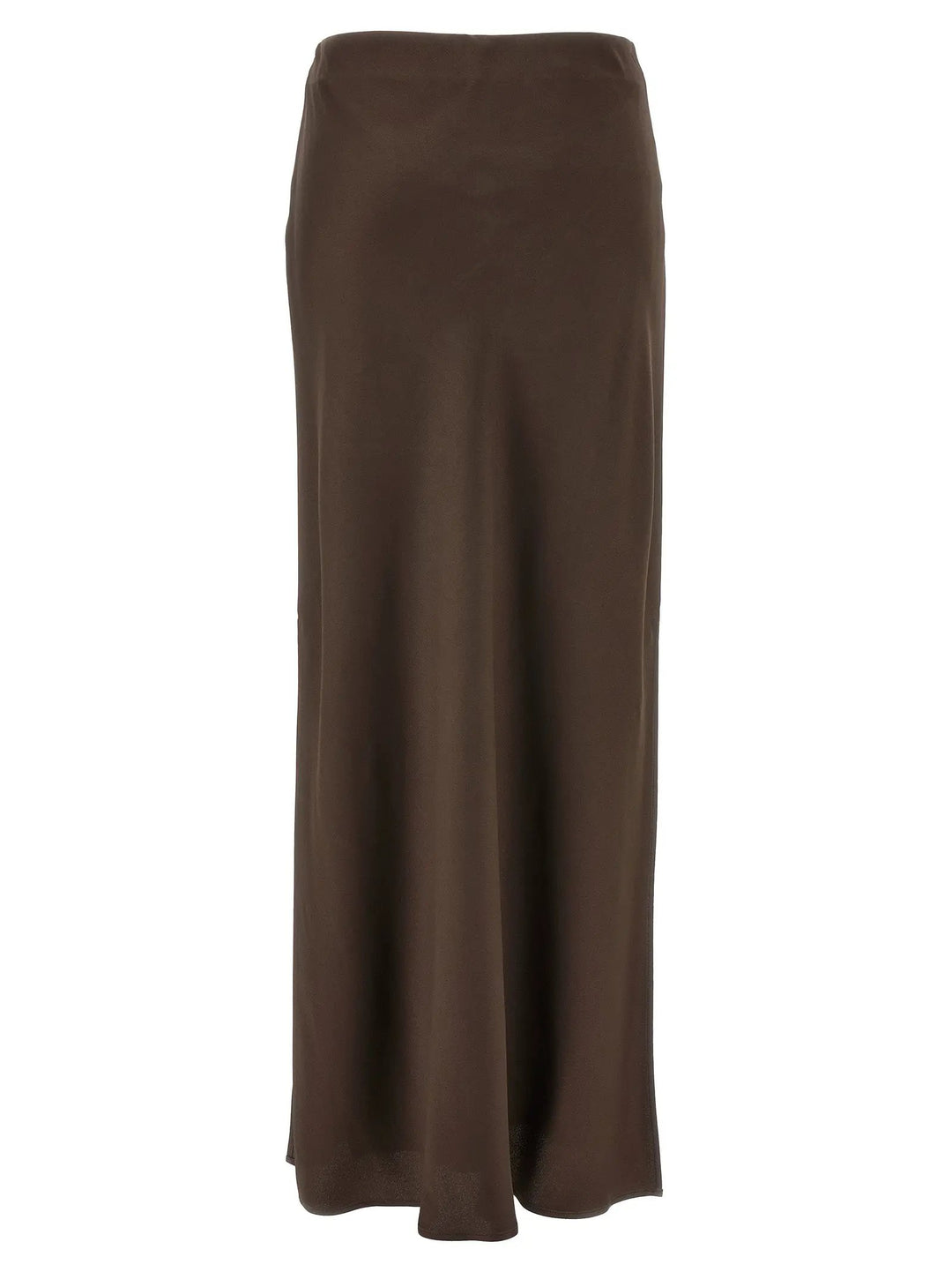 Brunello Cucinelli Brown Acetate Mini Skirt