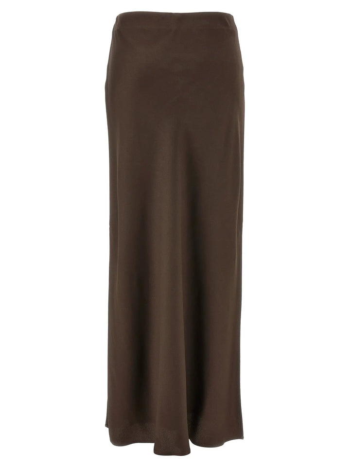 Brunello Cucinelli Brown Acetate Mini Skirt