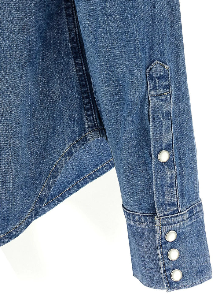 Polo Ralph Lauren Blue Cotton Blouse