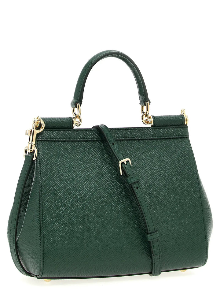 Dolce &amp; Gabbana Bicolor Calfskin Handbag