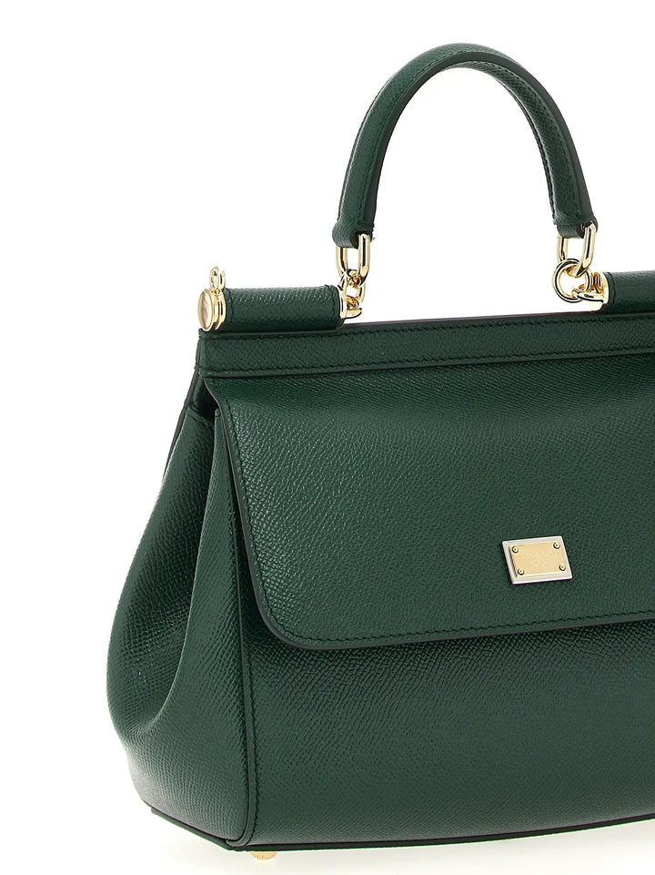 Dolce &amp; Gabbana Bicolor Calfskin Handbag