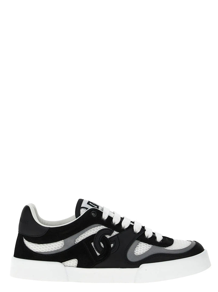 Dolce &amp; Gabbana Bicolor Calfskin Sneakers