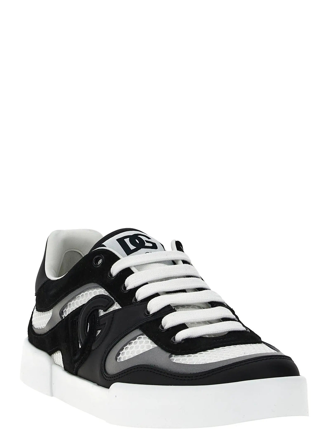 Dolce &amp; Gabbana Bicolor Calfskin Sneakers