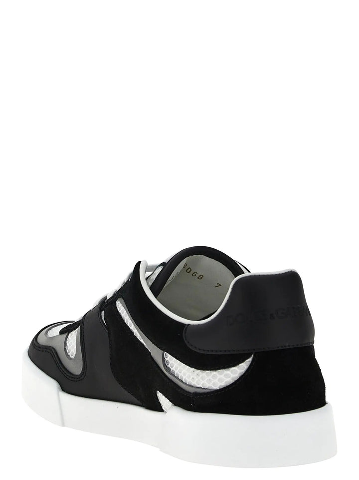 Dolce &amp; Gabbana Bicolor Calfskin Sneakers