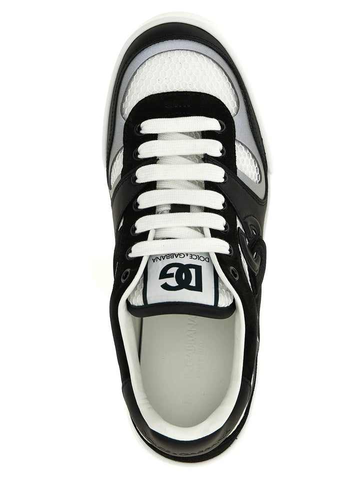 Dolce &amp; Gabbana Bicolor Calfskin Sneakers