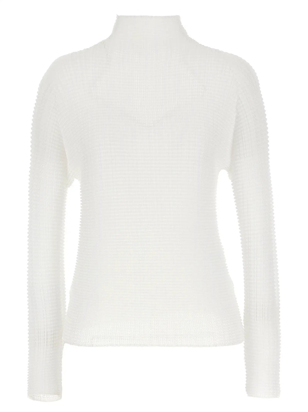 Issey Miyake White Polyester Blouse