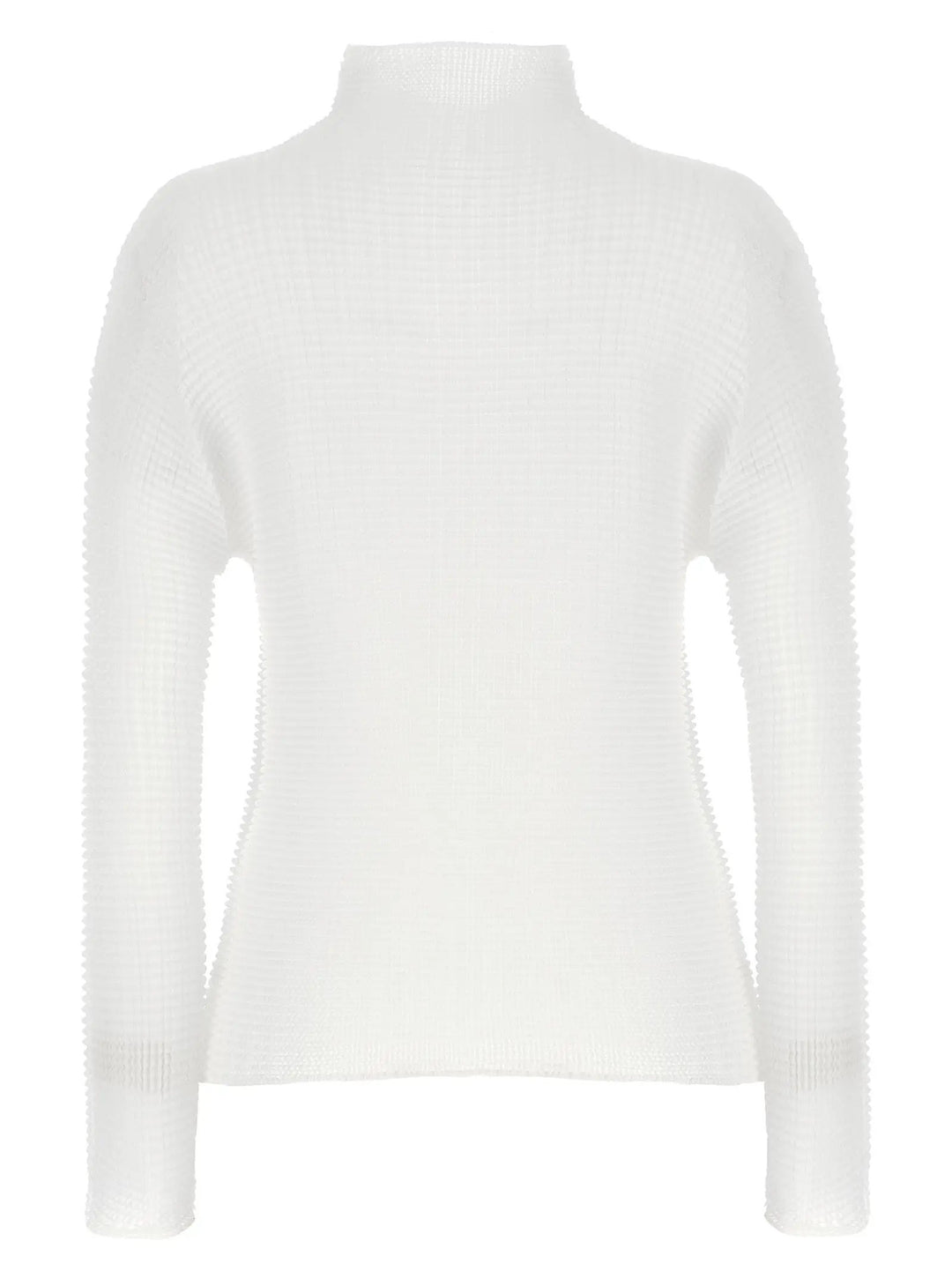 Issey Miyake White Polyester Blouse