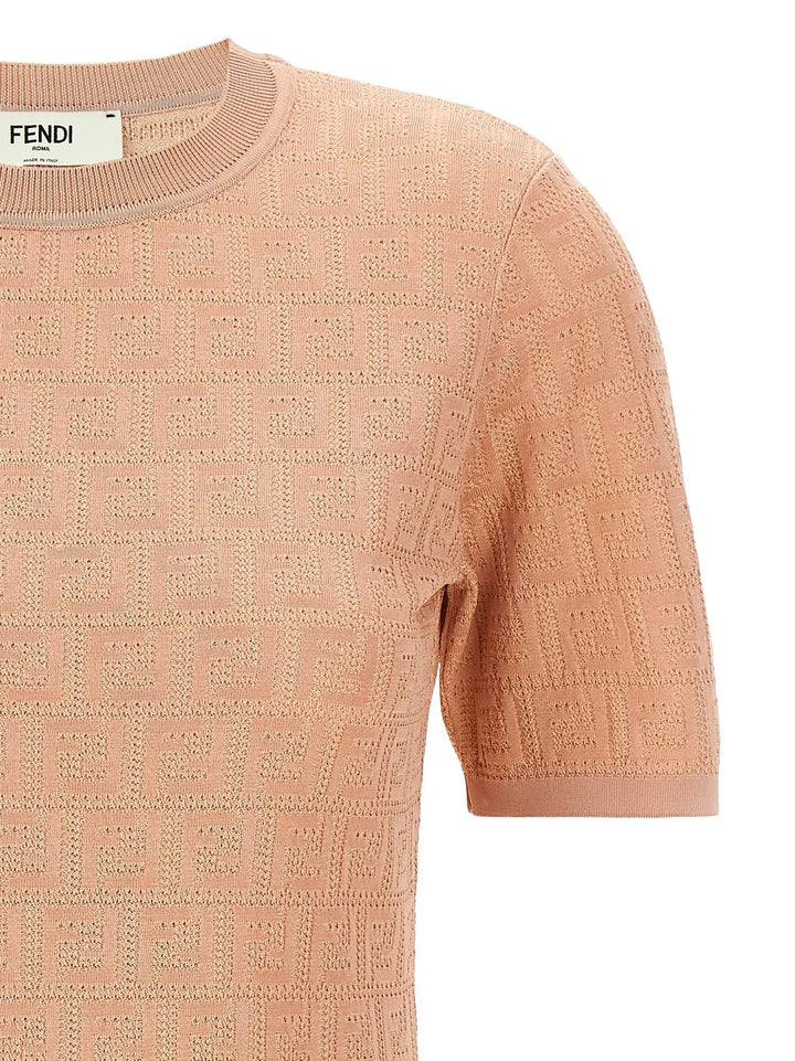 Fendi Multicolor Cotton Short Dress