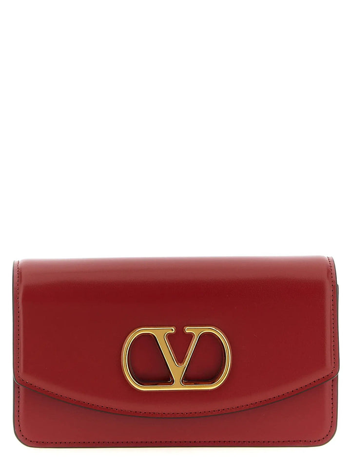 Valentino Garavani Multicolor Calfskin Clutch Bag
