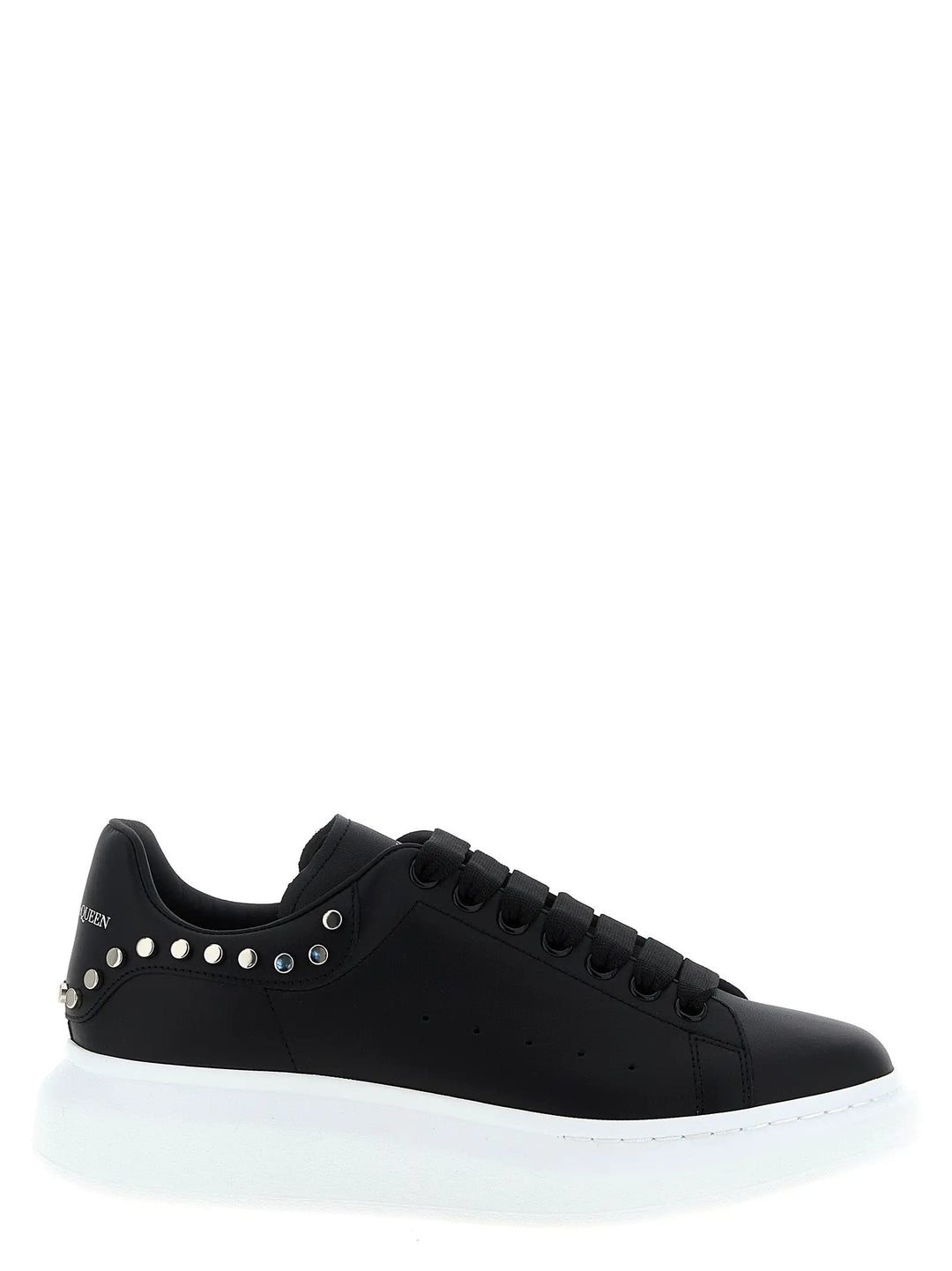 Alexander McQueen Black Calfskin Chunky Sneakers