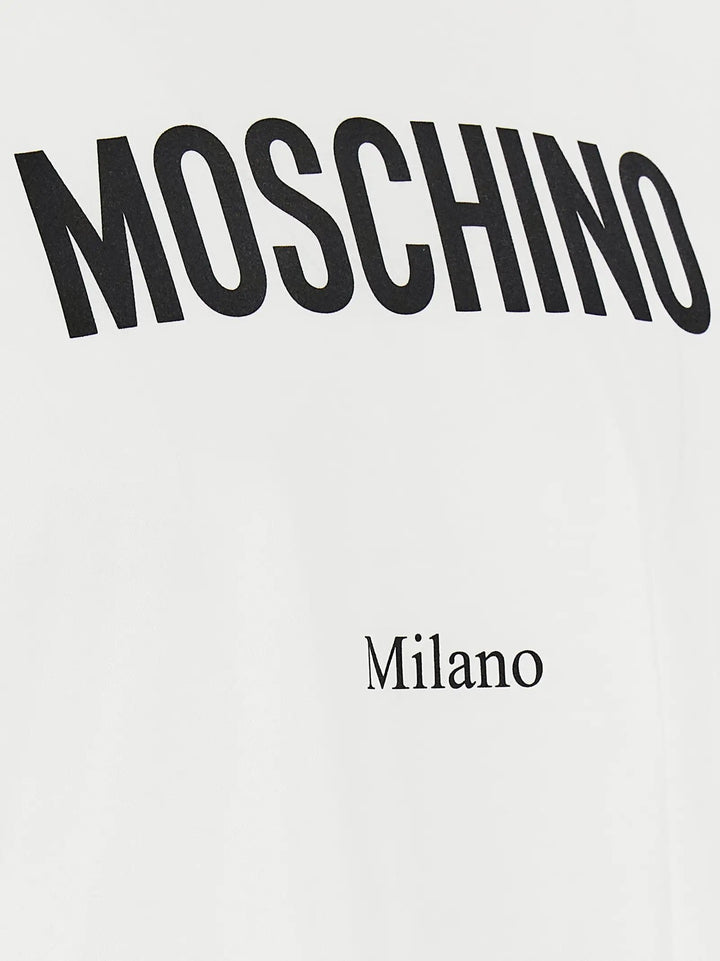 Moschino Bicolor Cotton T-Shirt
