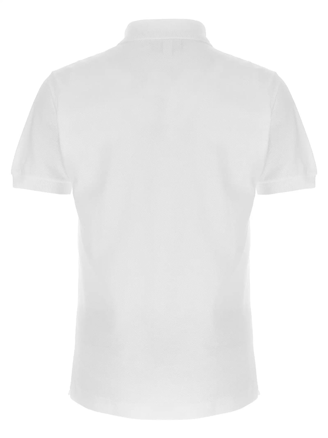 Lacoste White Cotton Polo Shirt