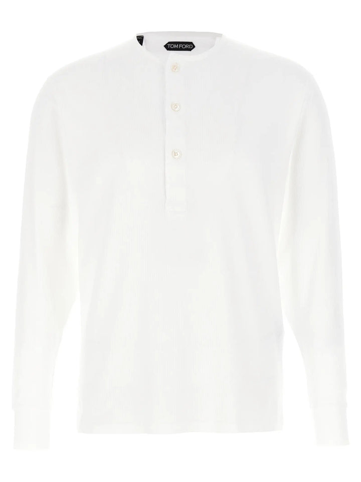 Tom Ford White Cotton T-Shirt