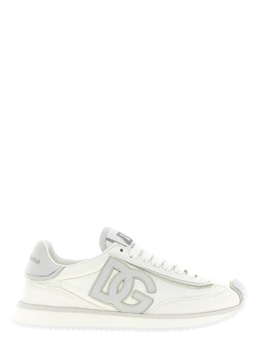 Dolce &amp; Gabbana White Polyester Athletic Sneakers