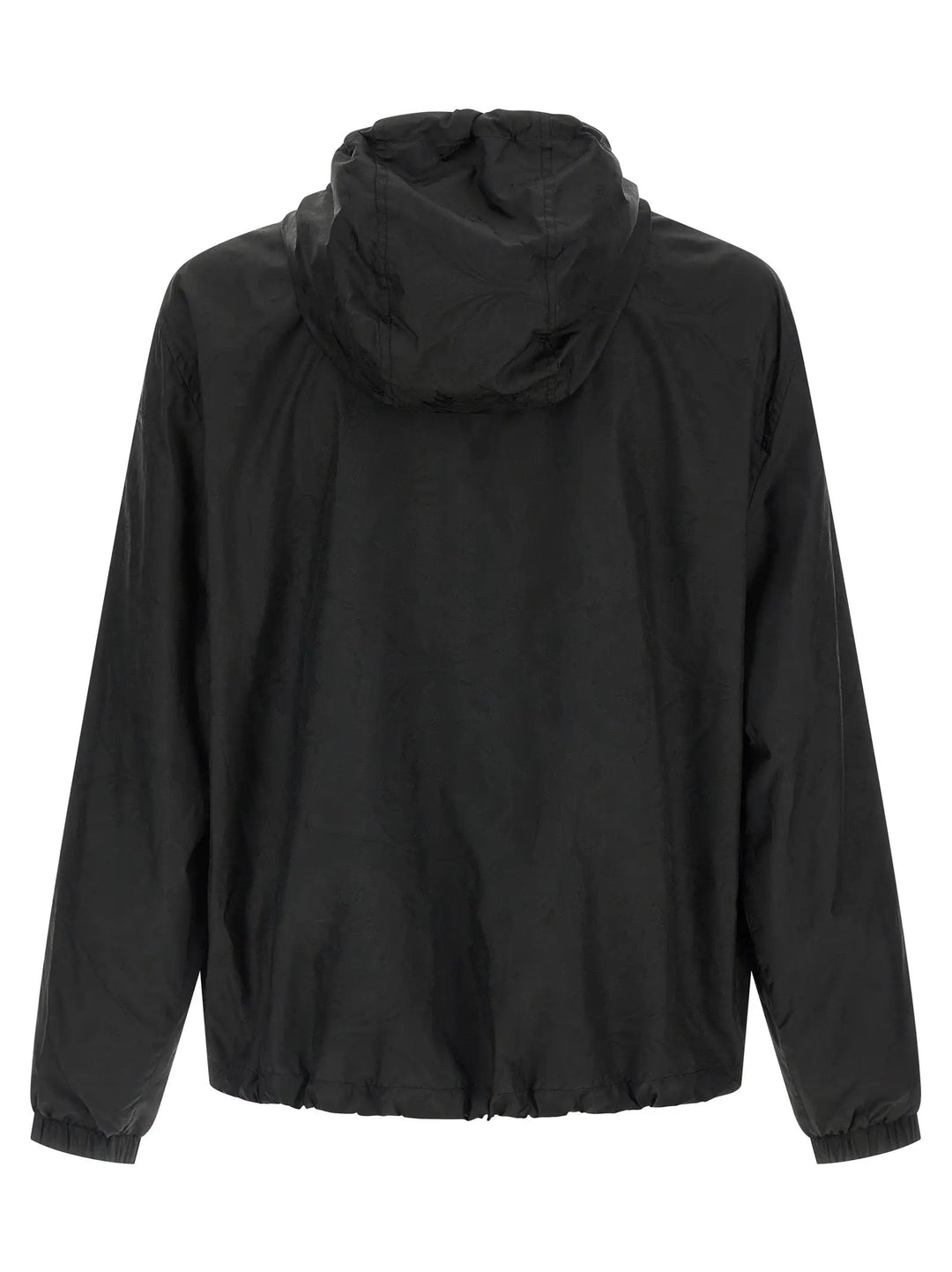 Versace Black Nylon Shell Jacket