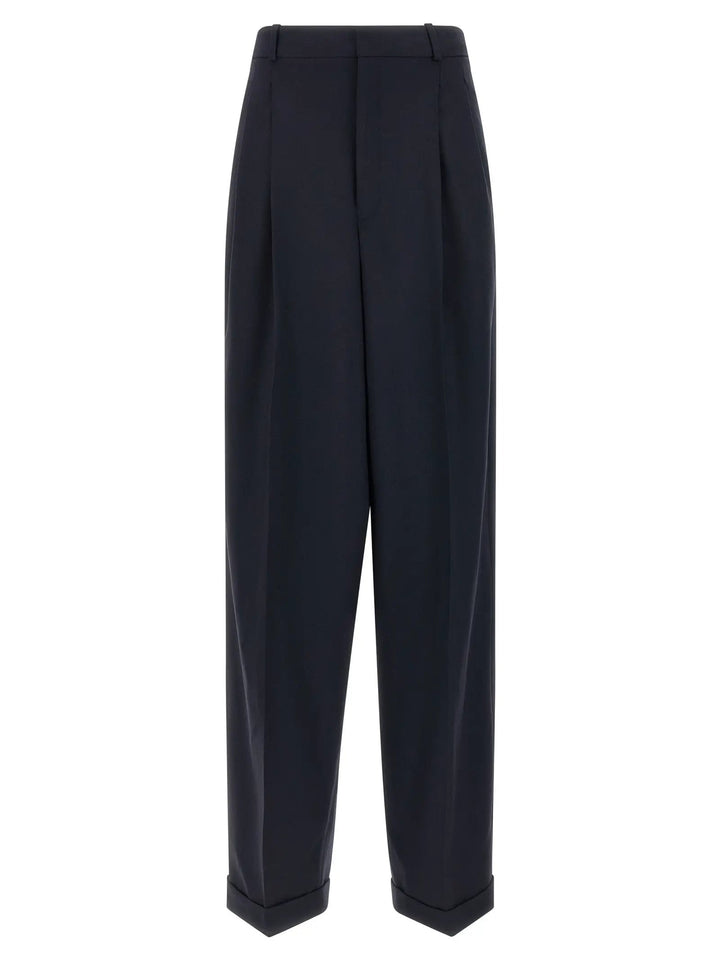 Polo Ralph Lauren Blue Wool Casual Pants