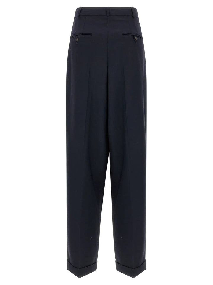 Polo Ralph Lauren Blue Wool Casual Pants