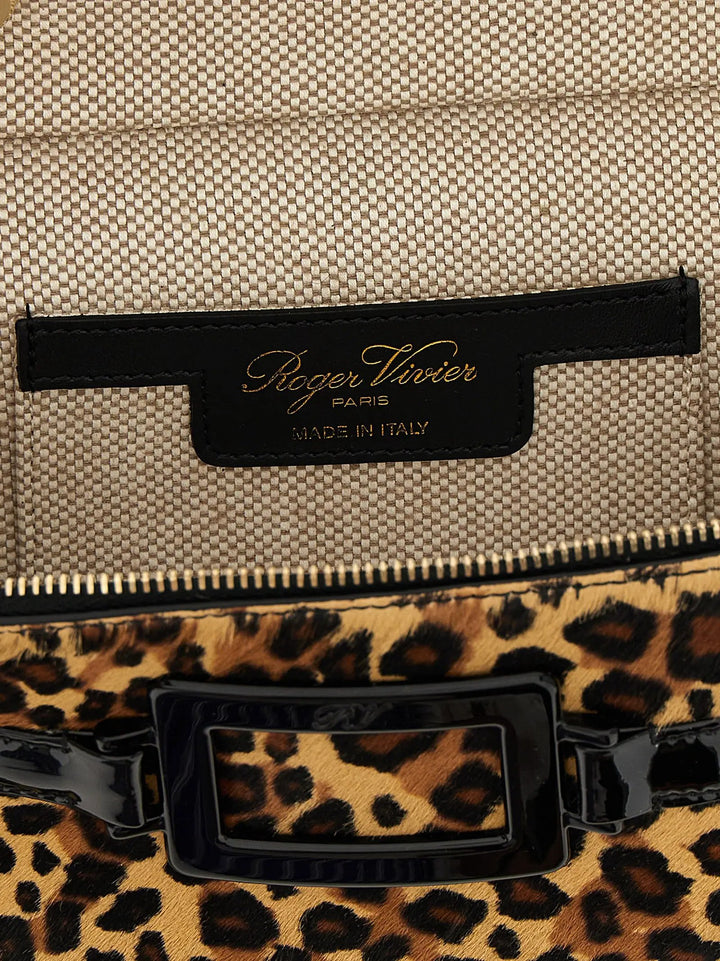 Roger Vivier Multicolor Calfskin Handbag