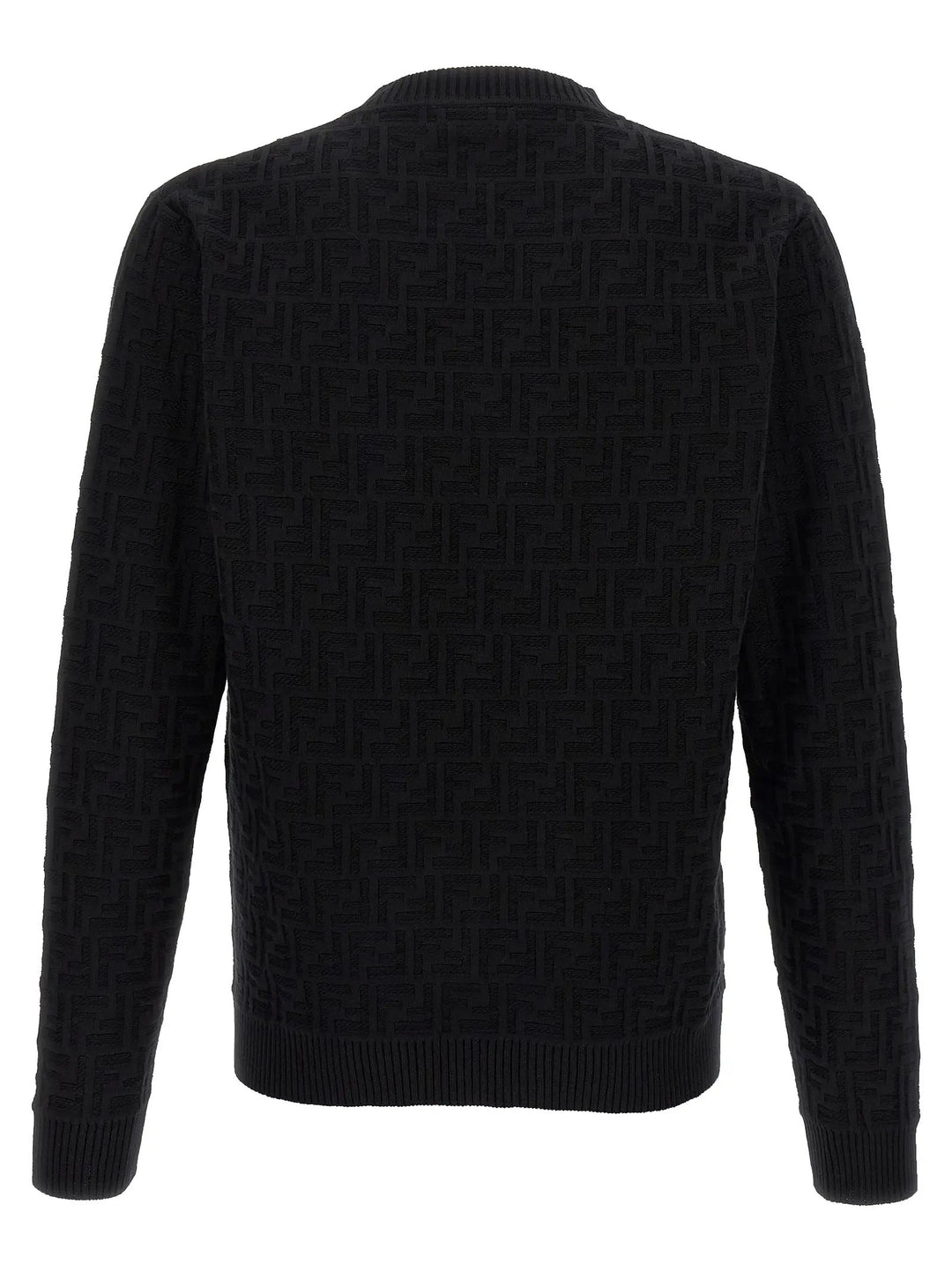 Fendi Black Cotton Cardigan
