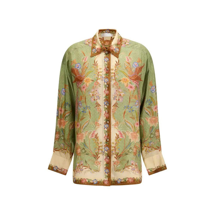 Zimmermann Multicolor Silk Pattern Shirt