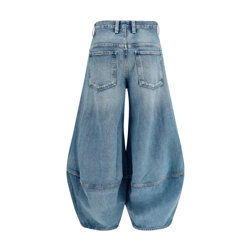 Agolde Sample Sale | Agolde Blue Cotton Relaxed Fit Jeans - | Designer outlet
