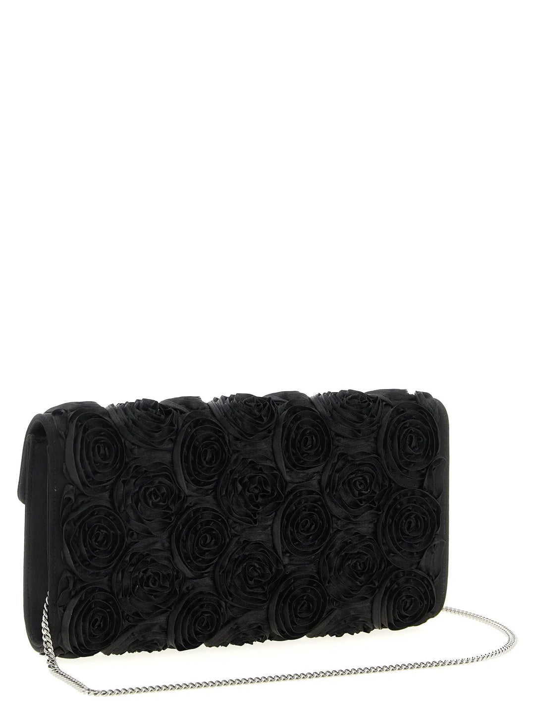 Roger Vivier Black Viscose Clutch Bag