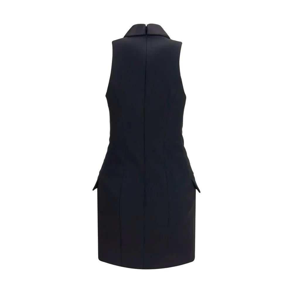 Balmain Sample Sale | Balmain Black Wool Oves Aries Casual Dress - | Designer outlet