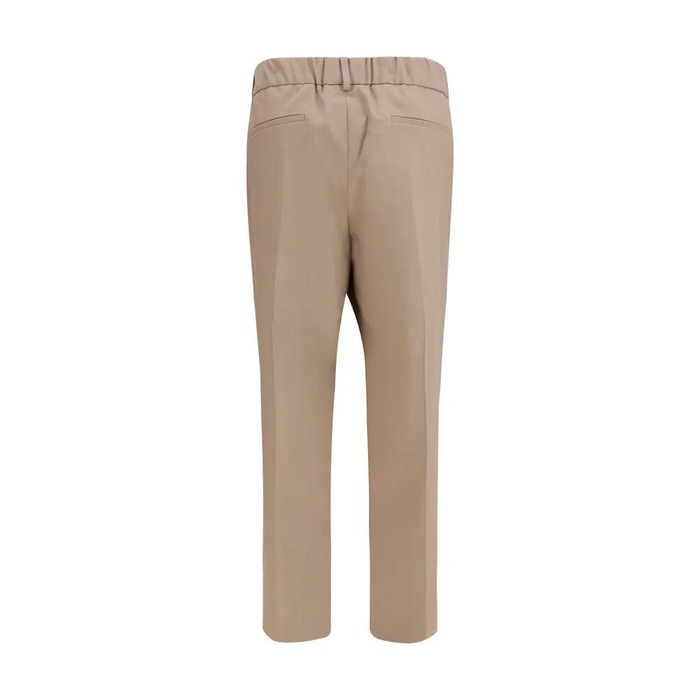 Brunello Cucinelli Sample Sale | Brunello Cucinelli Beige Cotton Casual Pants - | Designer outlet