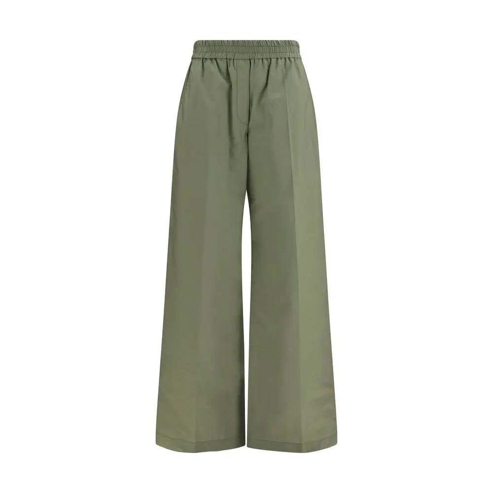 Brunello Cucinelli Bicolor Cotton Casual Pants