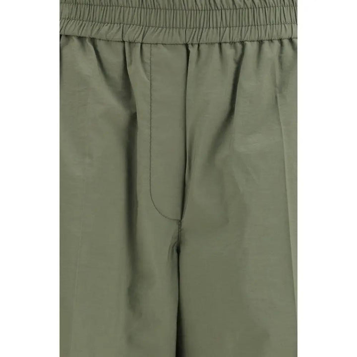 Brunello Cucinelli Bicolor Cotton Casual Pants