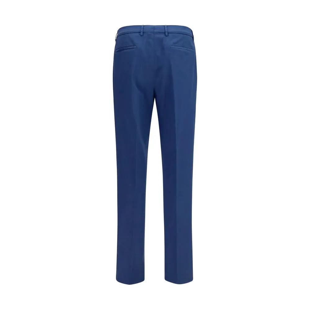 Brunello Cucinelli Sample Sale | Brunello Cucinelli Blue Cotton Chino Pants - | Designer outlet