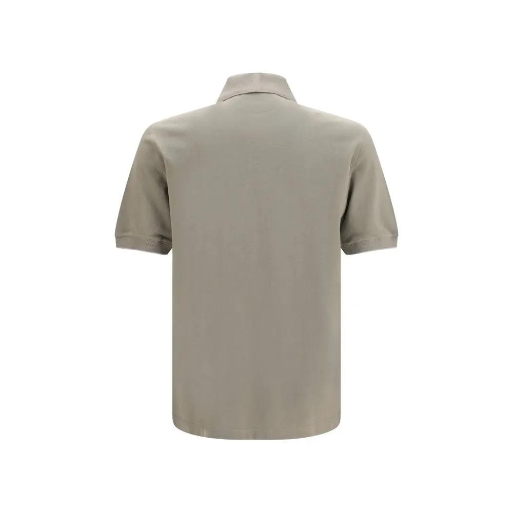 Brunello Cucinelli Sample Sale | Brunello Cucinelli Bicolor Cotton Polo Shirt - | Designer outlet