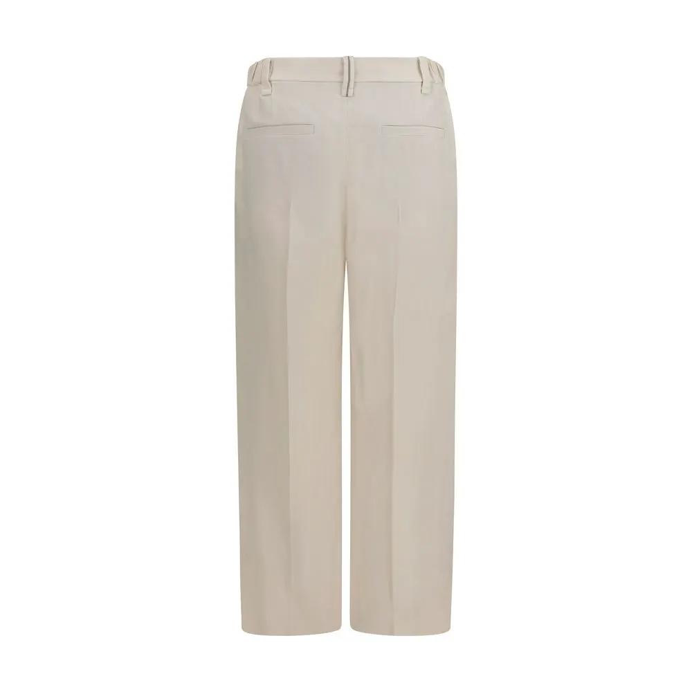 Brunello Cucinelli Sample Sale | Brunello Cucinelli Beige Viscose Casual Pants - | Designer outlet
