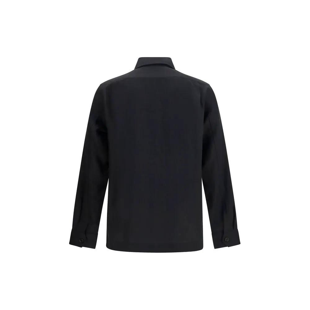 Brunello Cucinelli Sample Sale | Brunello Cucinelli Black Linen Denim Jacket - | Designer outlet