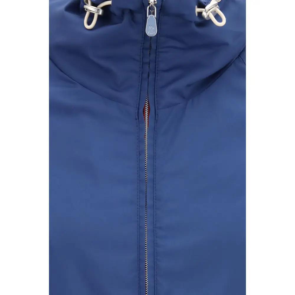 Brunello Cucinelli Blue Polyester Shell Jacket