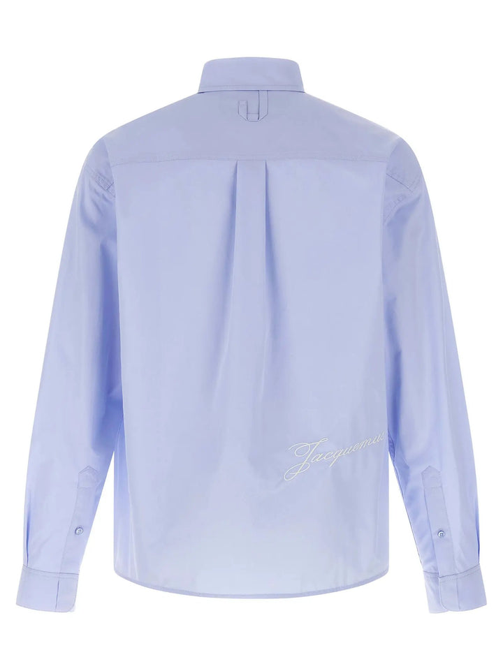 Jacquemus Blue Cotton Blouse
