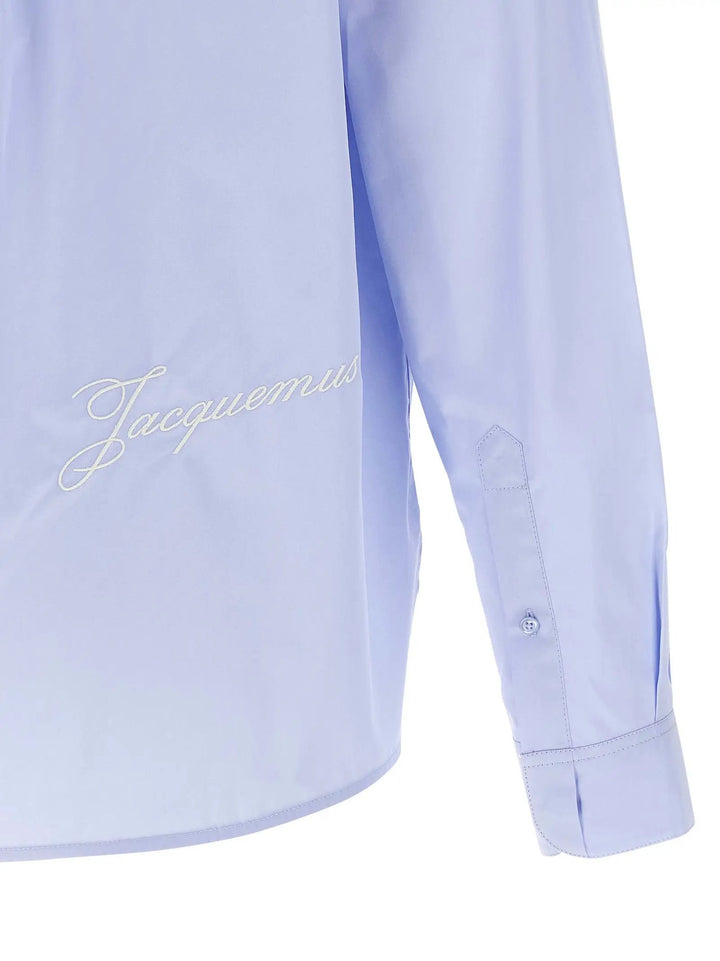 Jacquemus Blue Cotton Blouse