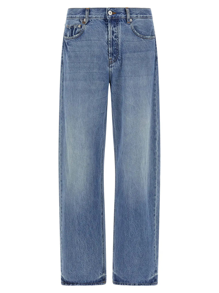 Jacquemus Blue Cotton Straight-Leg Jeans