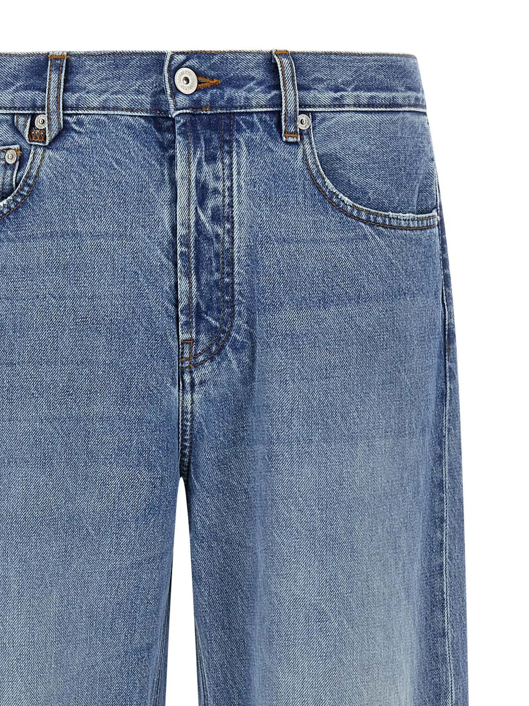 Jacquemus Blue Cotton Straight-Leg Jeans