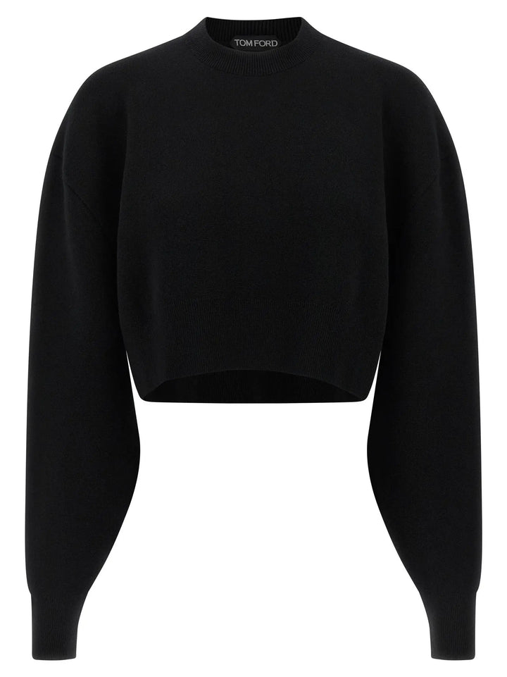 Tom Ford Black Virgin Wool Cardigan