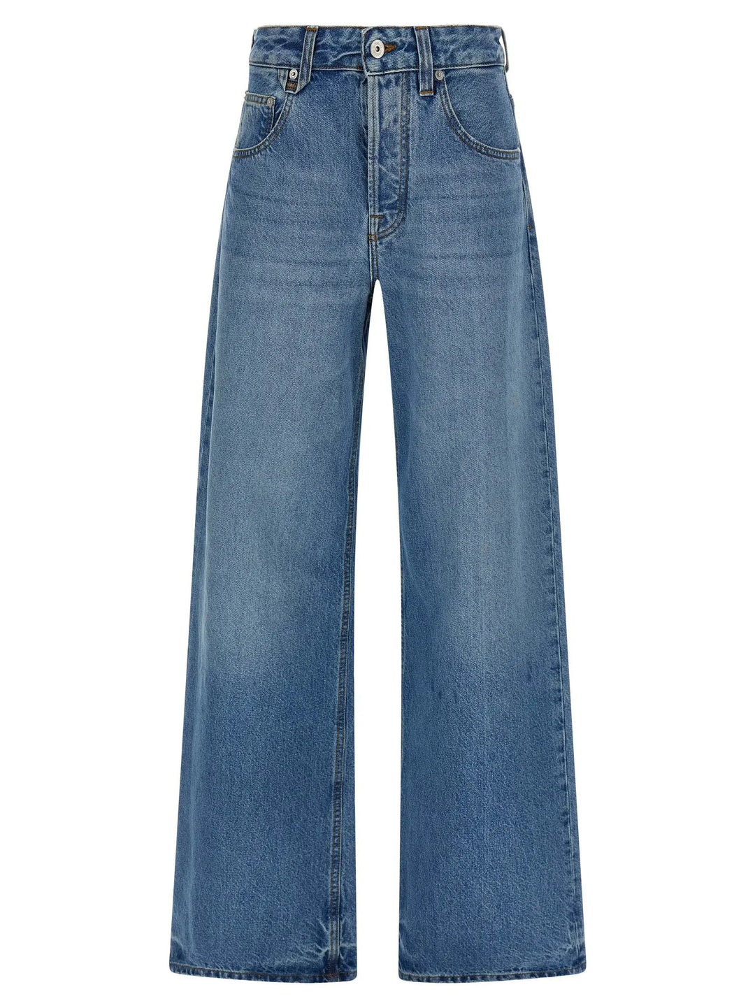 Jacquemus Blue Cotton Jeans Denim