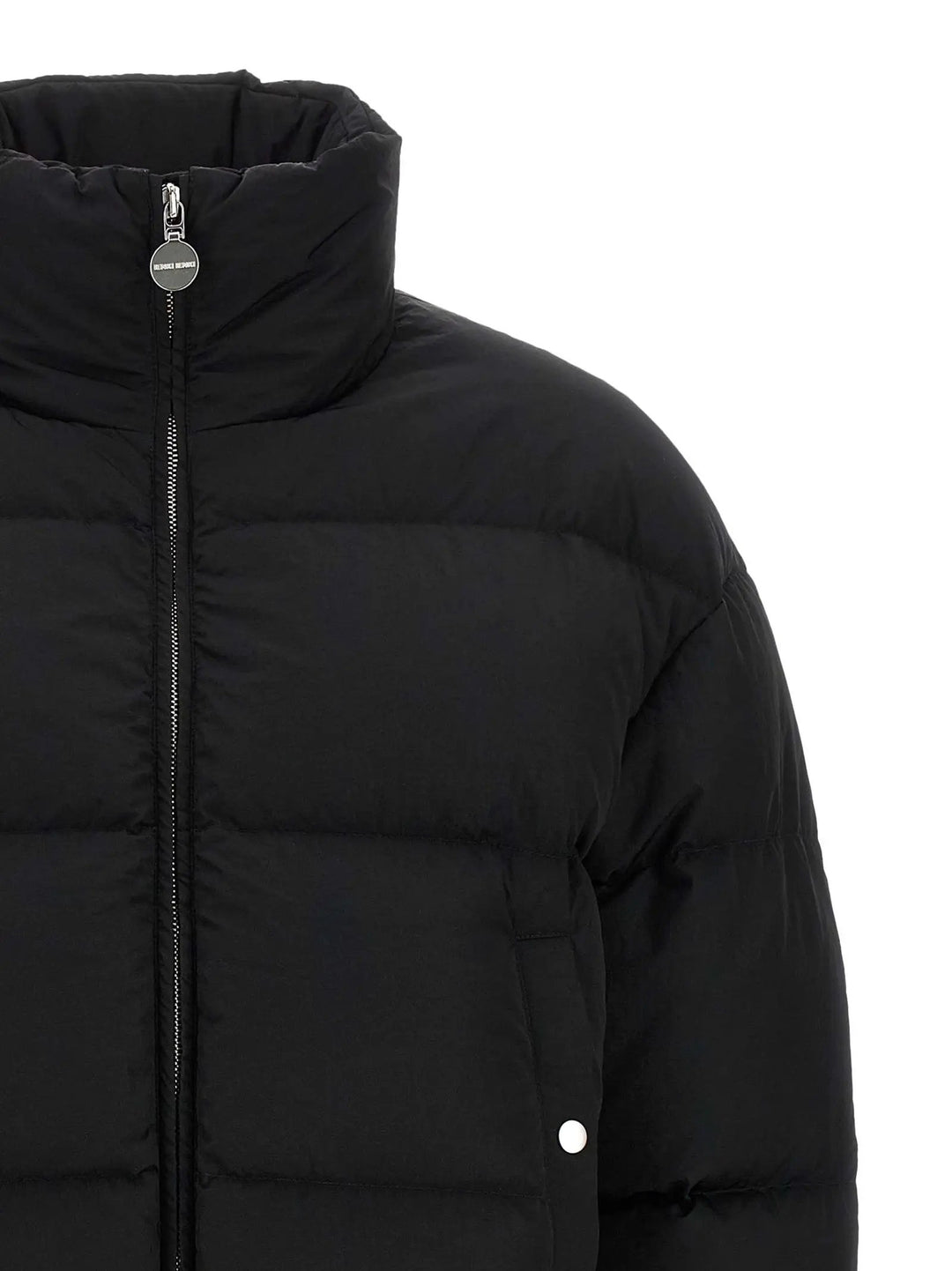 IENKI IENKI Black Nylon Full-Length Jacket