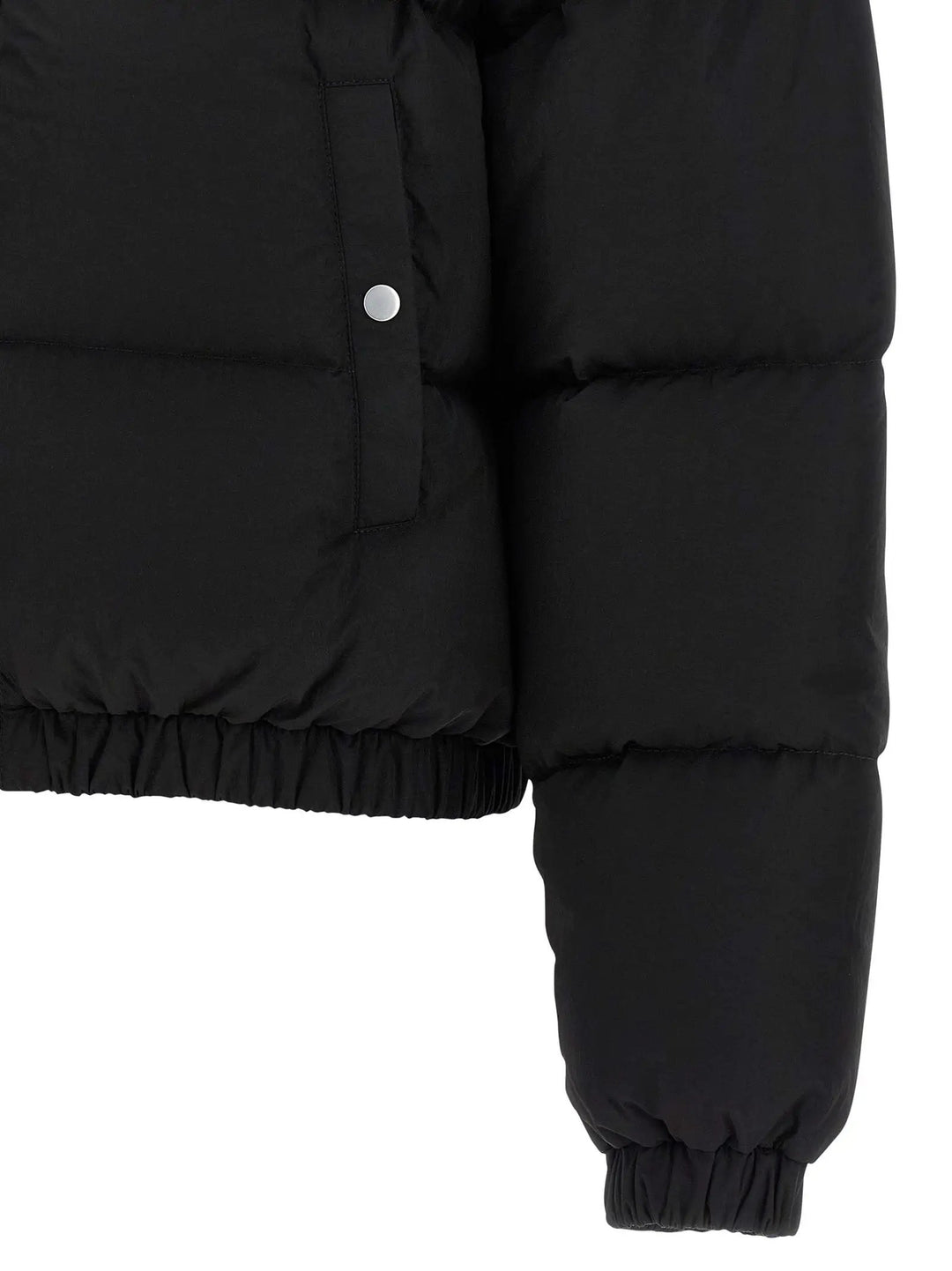 IENKI IENKI Black Nylon Full-Length Jacket
