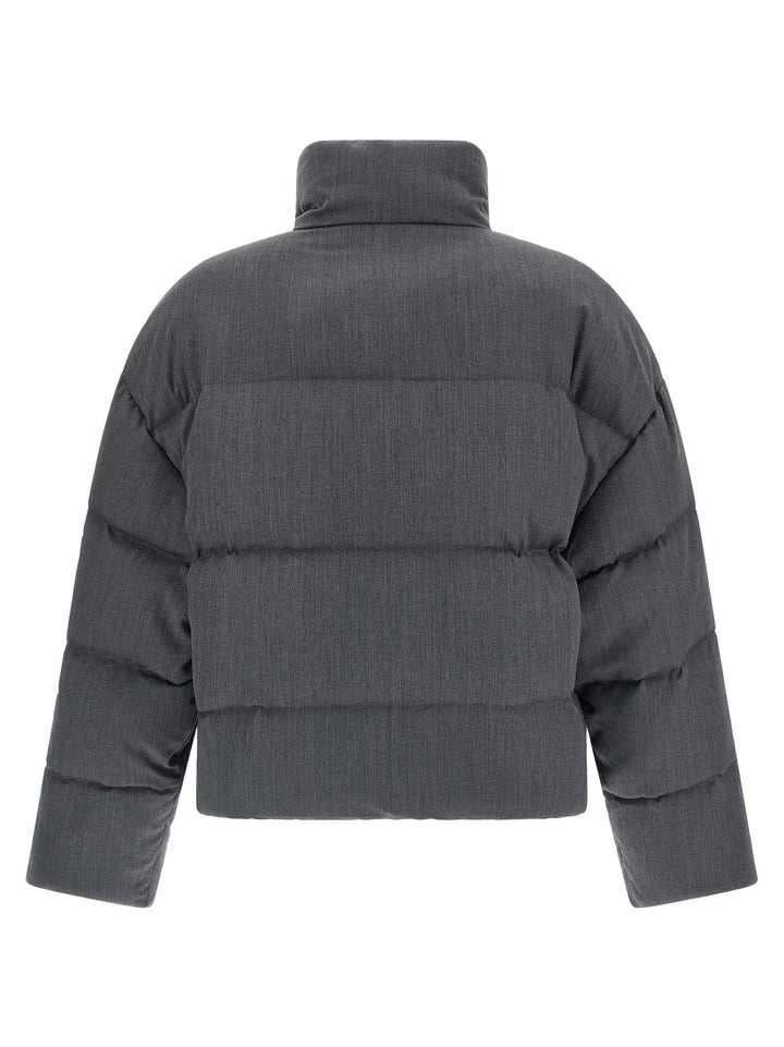 Entire Studios Gray Wool Full-Length Jacket