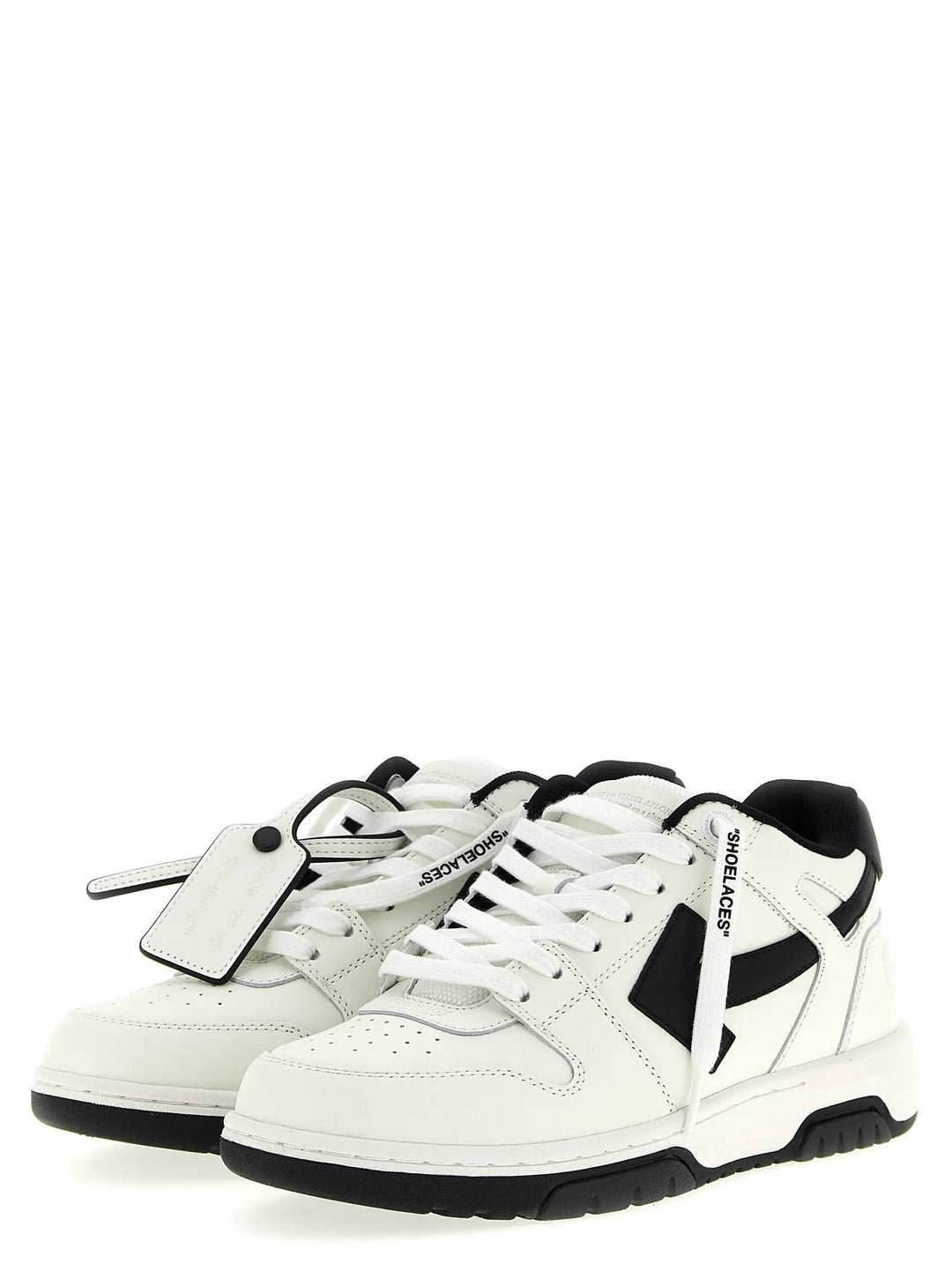 Off-White Bicolor Recycled Polyester Sneakers